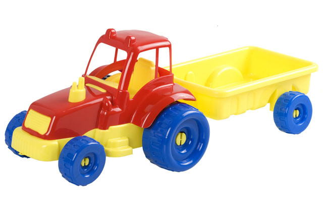 Traktor mali sa prikolicom