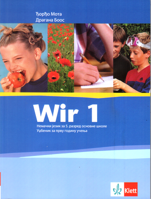 Nemački jezik, udžbenik „WIR 1” + CD za 5. razred osnovne škole
